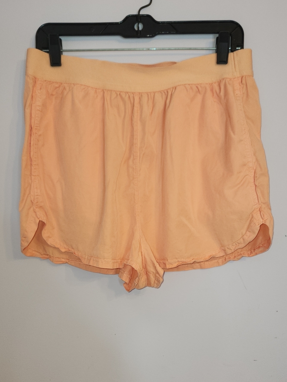 FREE PEOPLE Movement Women's Peach Elastic-Waist Casual Shorts, size M